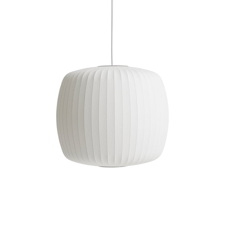 Nelson Roll Bubble Pendant light M, off-white from Hay