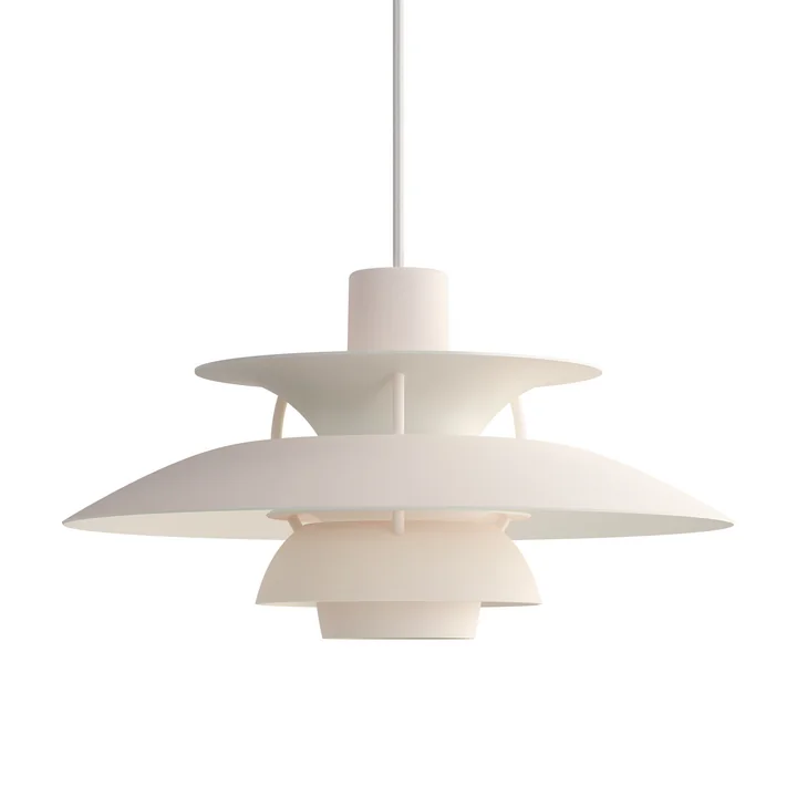 Louis Poulsen - PH 5 pendant light, monochrome pale blush