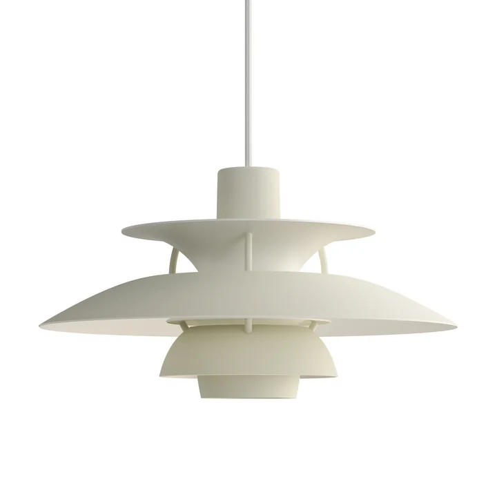 Louis Poulsen - PH 5 pendant light, monochrome pale pewter