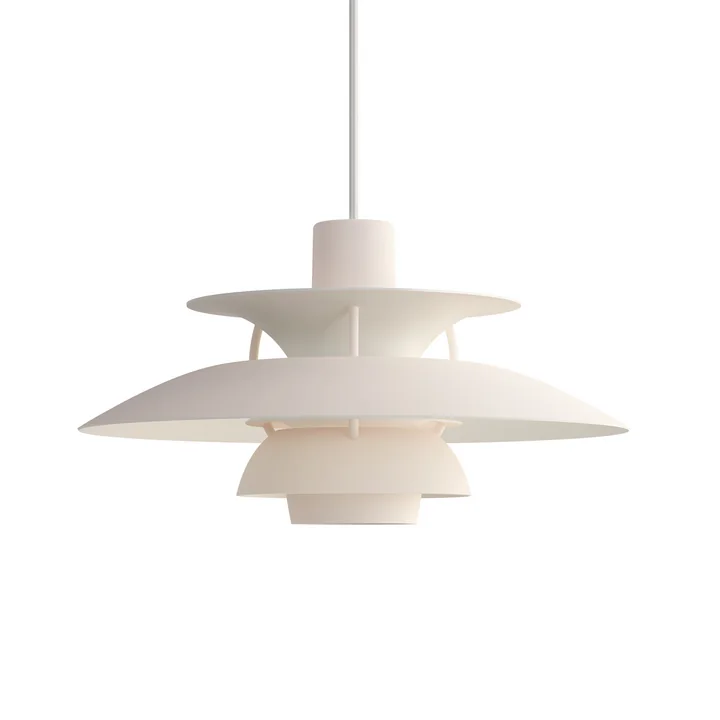 Louis Poulsen - PH 5 Mini pendant light, monochrome pale blush