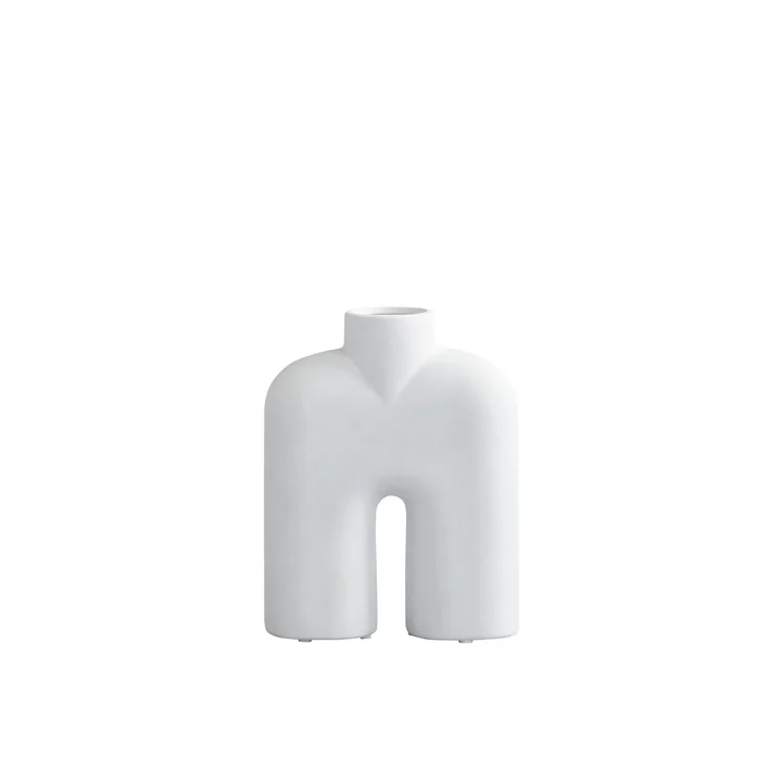 Cobra Vase Tall Mini , bone white from 101 Copenhagen