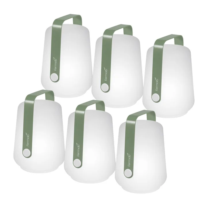 Fermob - Balad Rechargeable LED light H 12 cm, cactus (set of 6)