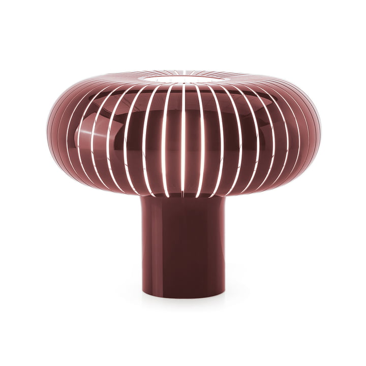 Teresa table lamp, burgundy red by Kartell