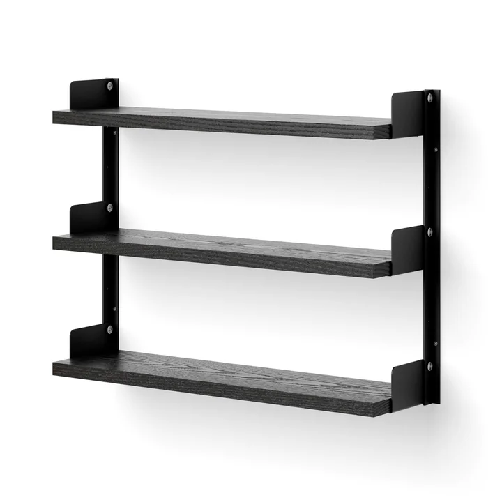 New Works - Tea Wall shelf, black ash / black