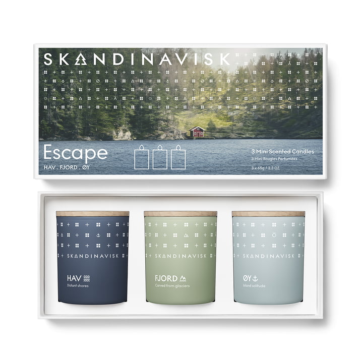 Escape Candle gift set from Skandinavisk