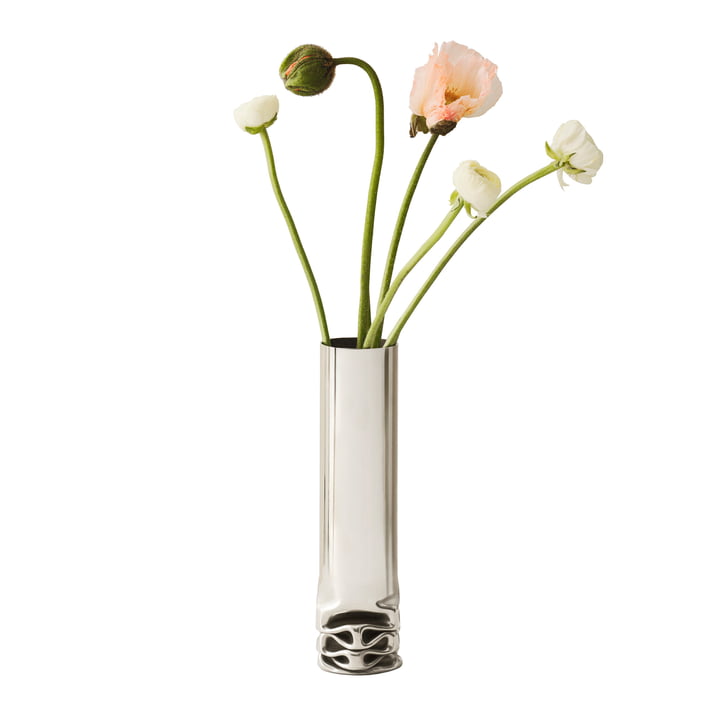 Design House Stockholm - Hydraulic Vase, H 25 cm, stainless steel