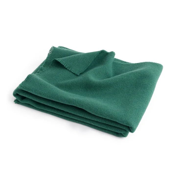 Mono wool blanket, 130 x 180 cm, green by HAY