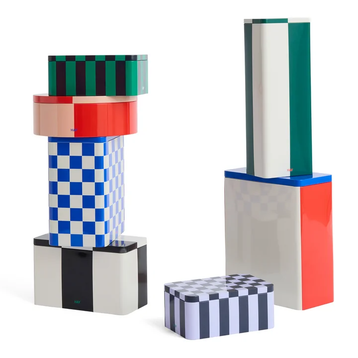 Tin Container, multicolored from HAY