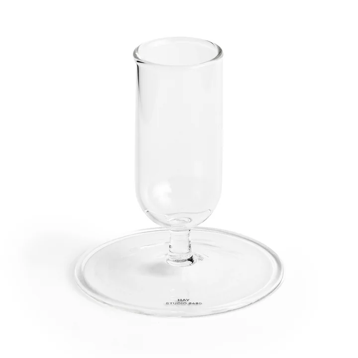 Tiny vase Ø 7 x H 8. 6 cm, clear by HAY