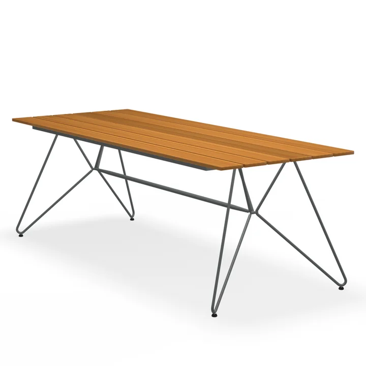 HOUE - SKETCH outdoor table 220 x 88 cm, bamboo