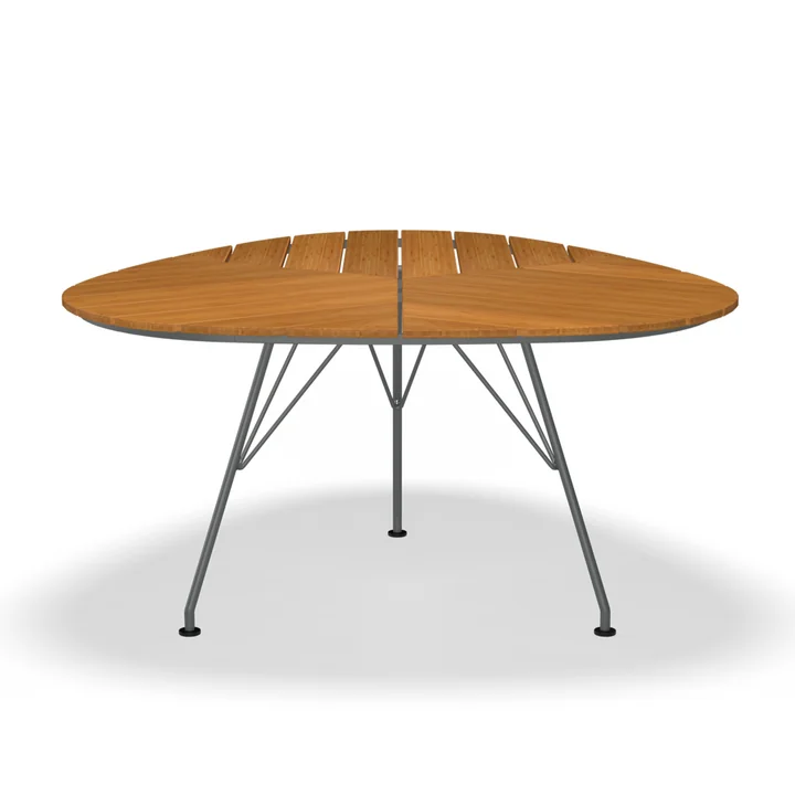 HOUE - LEAF outdoor table Ø 146 cm, bamboo