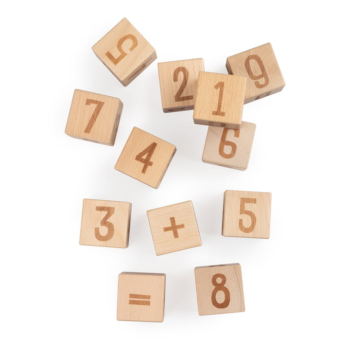 Number blocks (set of 12) from Sebra