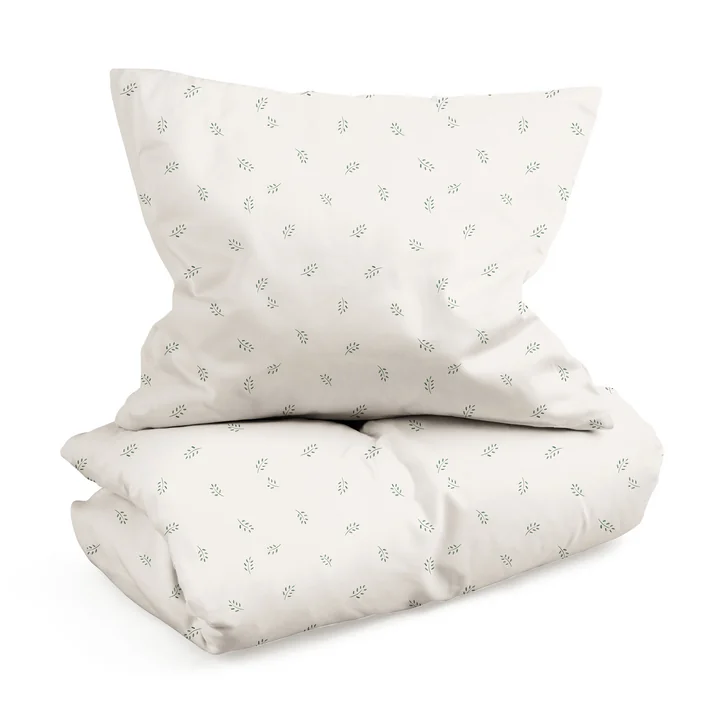 Sebra - Junior bed linen, 100 x 135 cm, Sephora Leaves