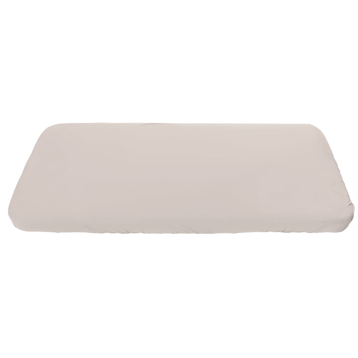 Junior fitted sheet 160 x 70 cm, jersey seabreeze beige from Sebra