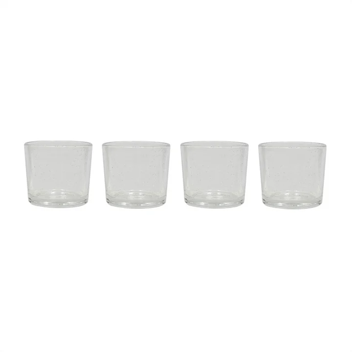 OYOY - Kuki Glass, small, clear (set of 4)