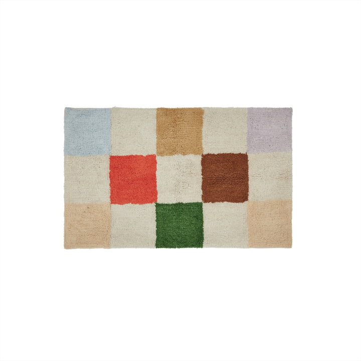 Chess rug, 48 x 80 cm, multicolored from OYOY Mini