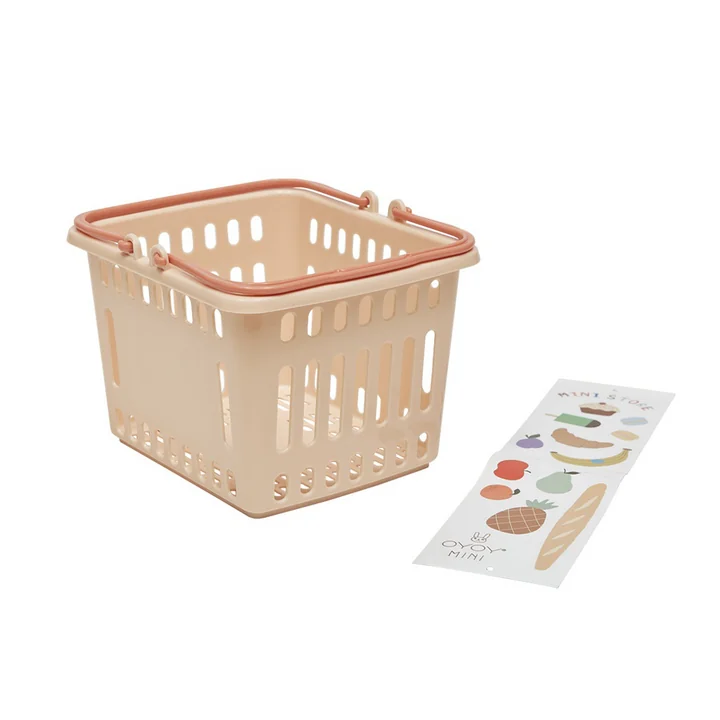 Yummy shopping basket, coral from OYOY Mini