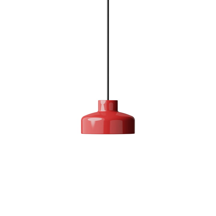 NINE - Lacquer LED pendant light S, red