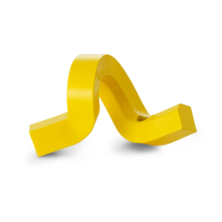 Crooked Candlestick, yellow from Normann Copenhagen