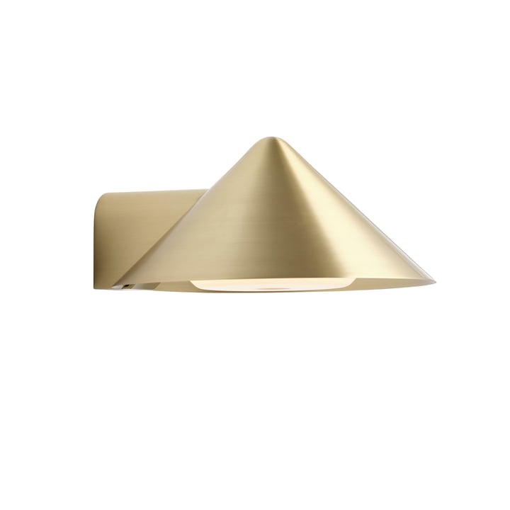 Grasp LED rechargeable wall light, brass by Frandsen