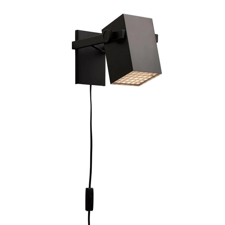 BF Quadro wall light, black from Frandsen