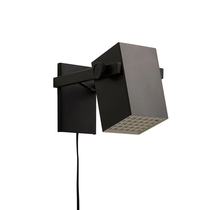 BF Quadro wall light, black from Frandsen