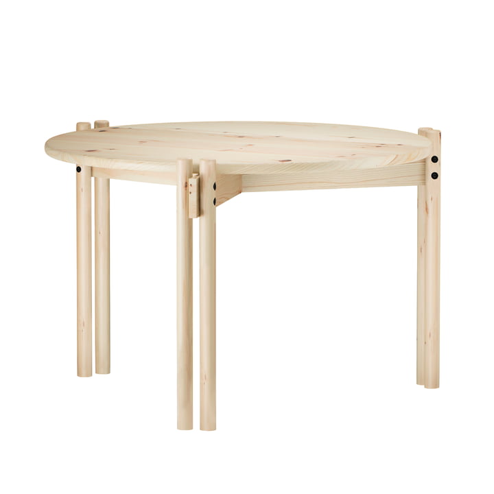 Karup Design - Sticks Coffee table, high Ø 60 cm, clear lacquered pine