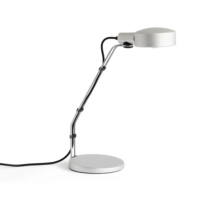 Cupola desk lamp, clear anodized by HAY