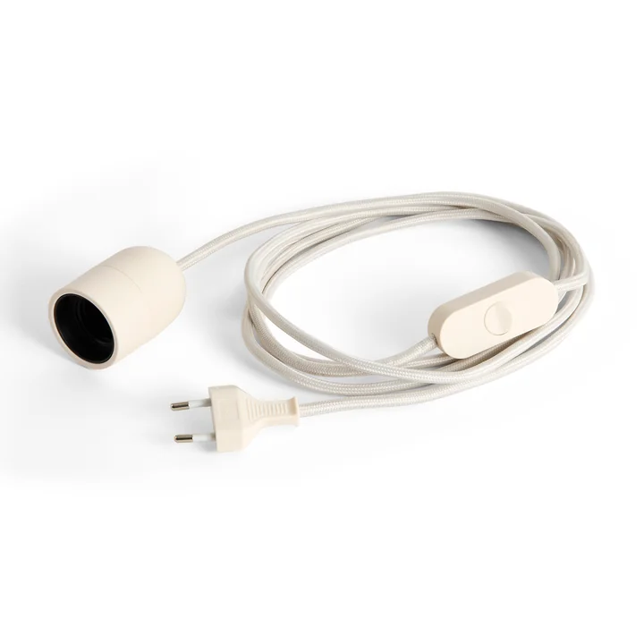 Common Table cable set, clay white by HAY