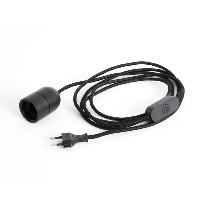 Common Table cable set, soft black by HAY