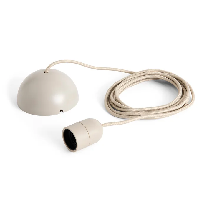 Common Pendant cable set, concrete gray from HAY