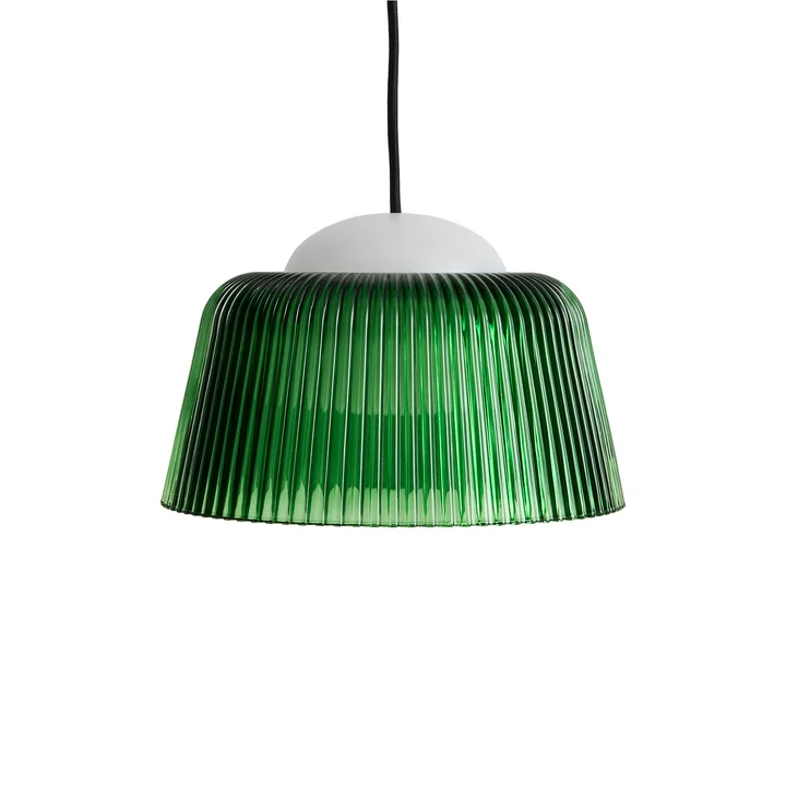 Brim pendant light, bottle green by HAY