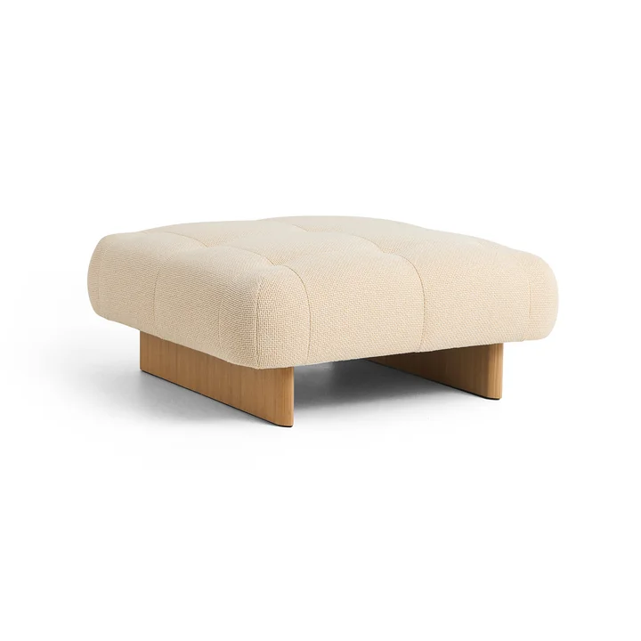 Quilton Lift Ottoman, oak / ocre white (Tartaglia 85) from HAY