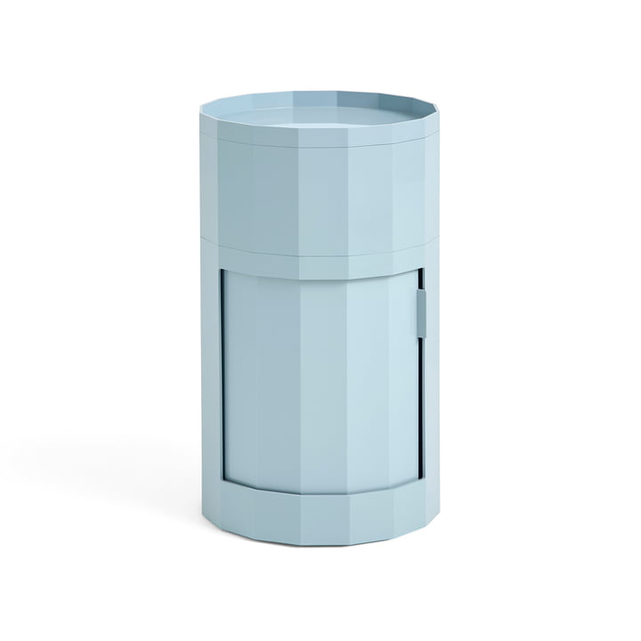 Facet container, high, misty blue by Hay