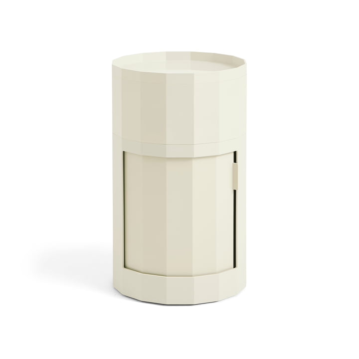 Facet container, high, eggshell by Hay