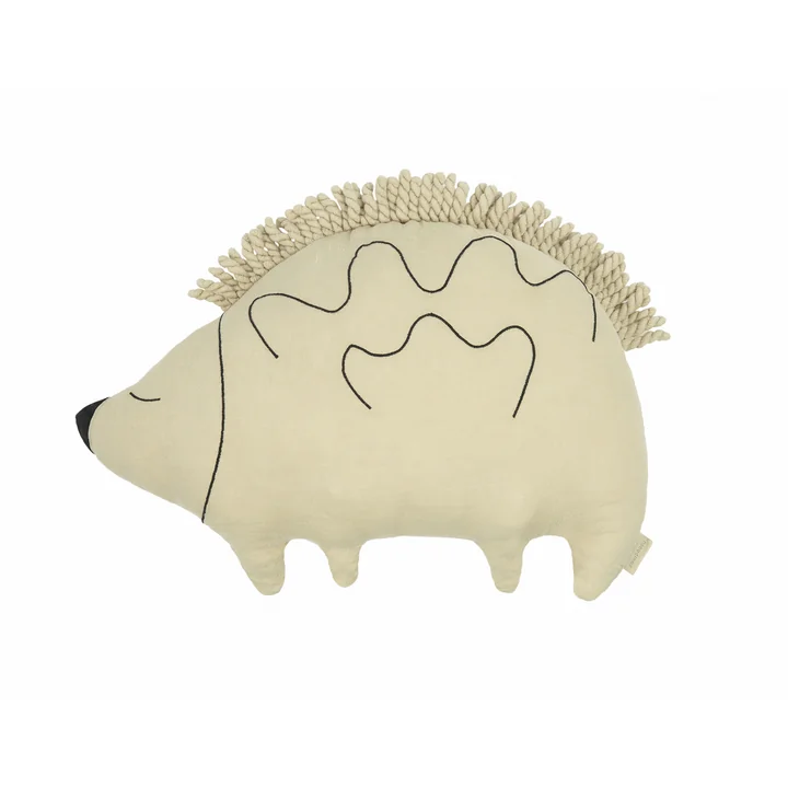 L1N0 Enzo hedgehog cushion from Nobodinoz