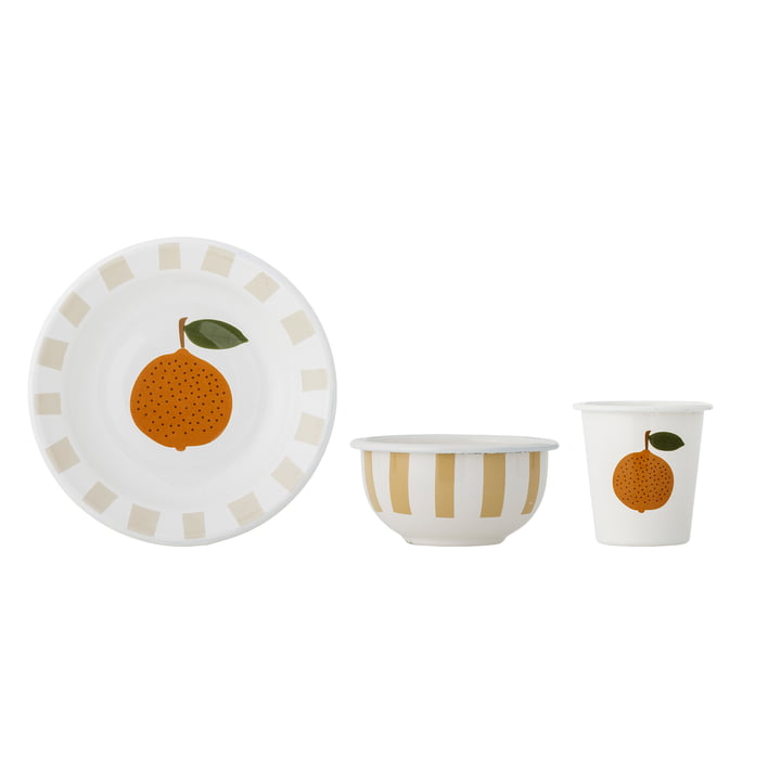 Bloomingville Mini - Agnes tableware set, orange