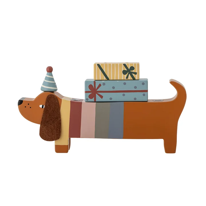 Bloomingville Mini - Charlie birthday decoration, brown