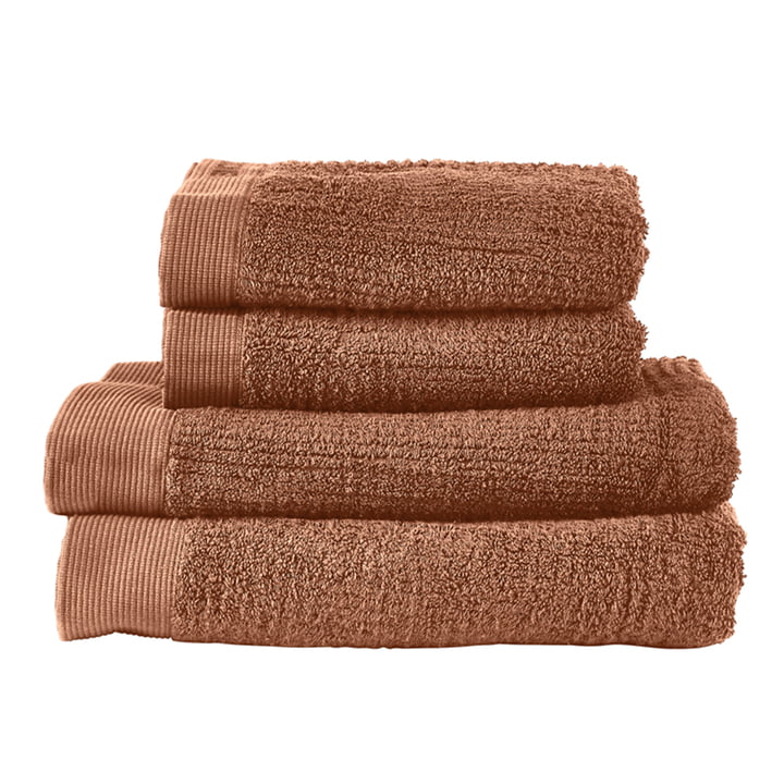 Zone Denmark - Classic Towel, terracotta (set of 4)