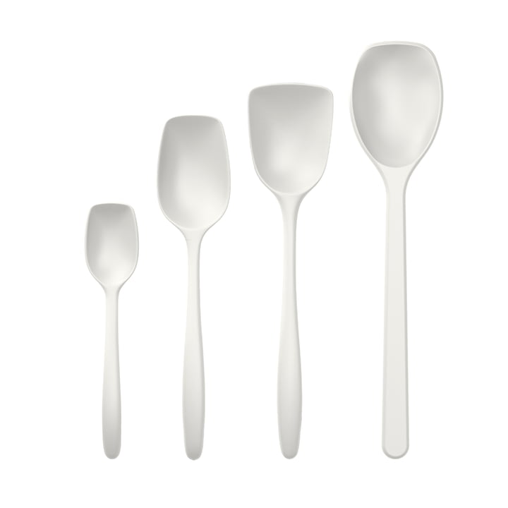 Classic mixing spoon set, white (set of 4) from Rosti