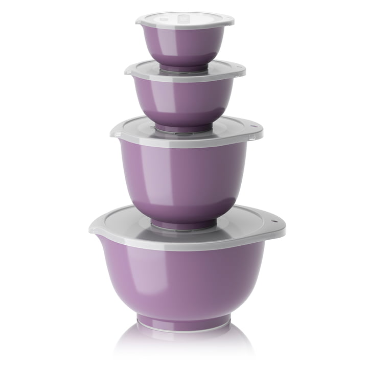 Margrethe Mixing bowl set, 0.25 - 3 l, lavender (8 pcs.) from Rosti