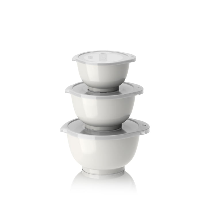 Rosti - Margrethe Mini bowl set, 0.25 - 0.75 L, white (set of 6)