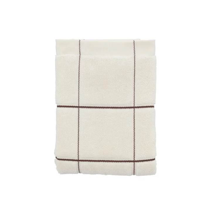 Vista Organic towel, 50 x 100 cm, off white by Södahl