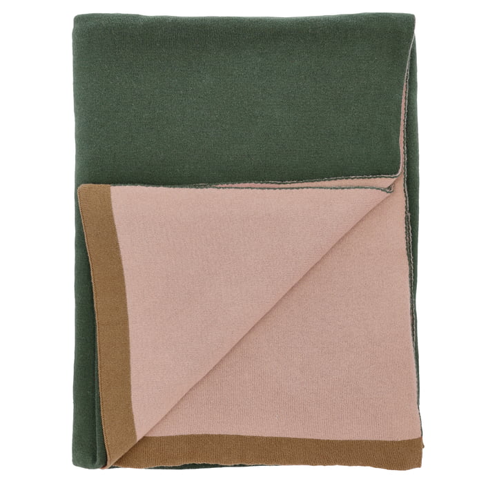 Impression blanket, 130 x 170 cm, green by Södahl