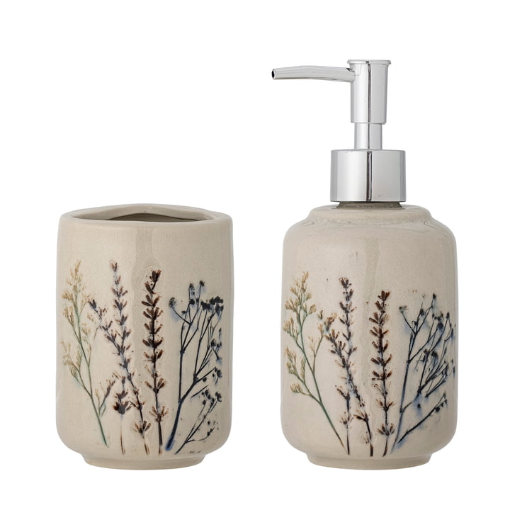 Bloomingville - Bea soap dispenser, natural (set of 2)