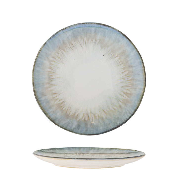 Bloomingville - Calen plate, Ø 18 cm x H 2 cm, blue