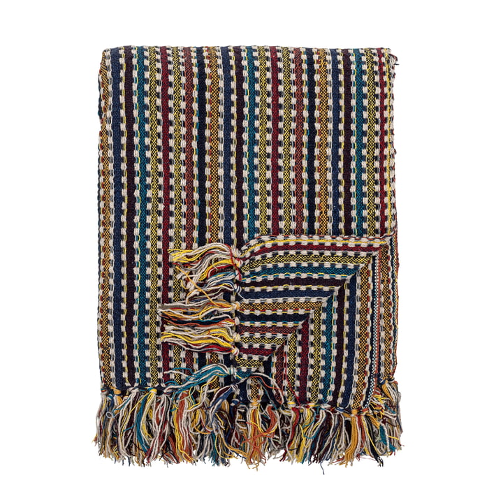 Bloomingville - Lazzario blanket, 160 cm x 130 cm, multicolored