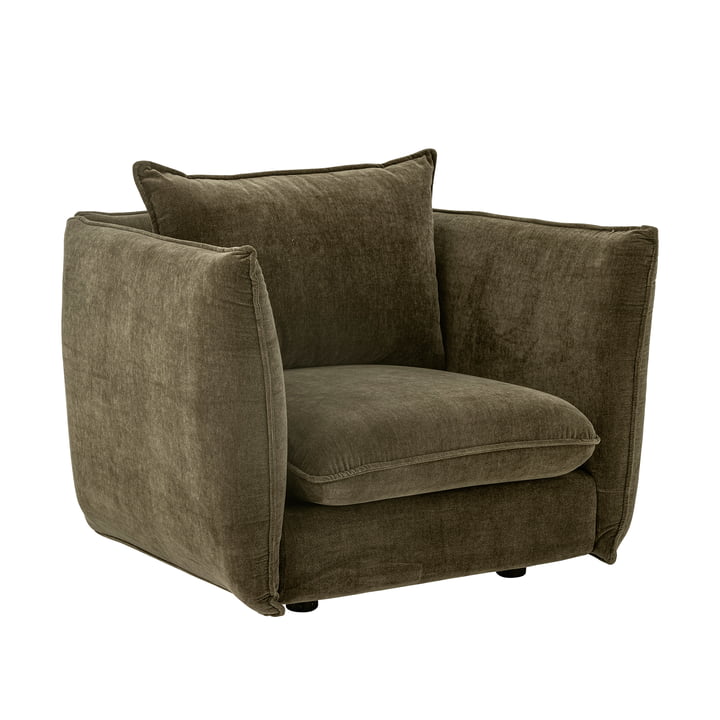 Bloomingville - Austin lounge chair, green