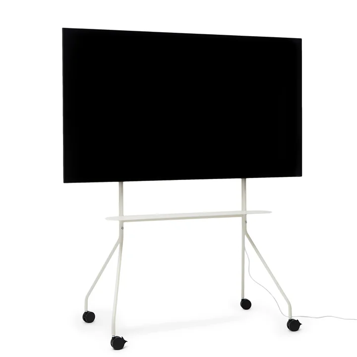 Pedestal - Moon Pro TV stand, 40 - 70 inch, pearl