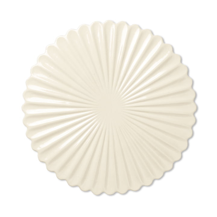 Fountain cake plate, off-white by ferm Living